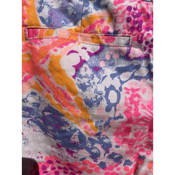 Lilly Pulitzer Buttercup Shorts Size 8 Balleta Hot Pink Starfish Scalloped - Picture 8 of 10